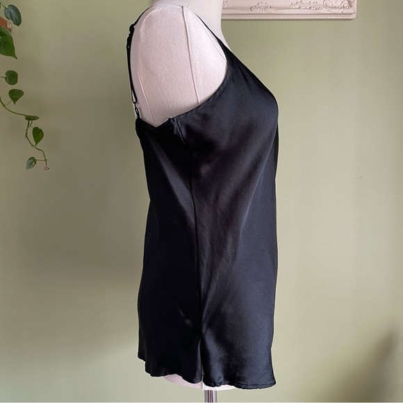 Black Silk Slip Camisole Fisher Finery - Picture 3 of 6